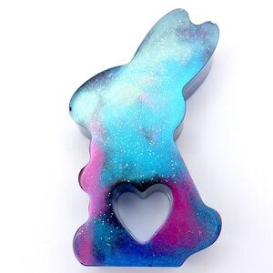 Handmade Resin Easter Bunny Figurine